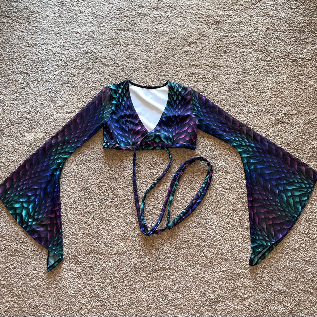 Candy Catz Gorgona Strappy Festival Rave Top Size Xl